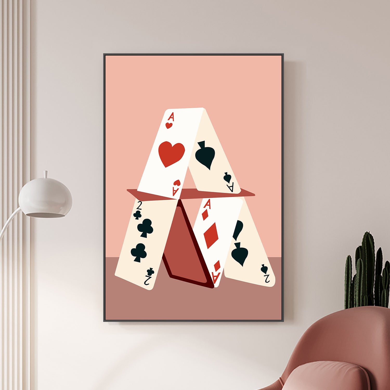 wall-art-print-canvas-poster-framed-A House Made of Cards-7