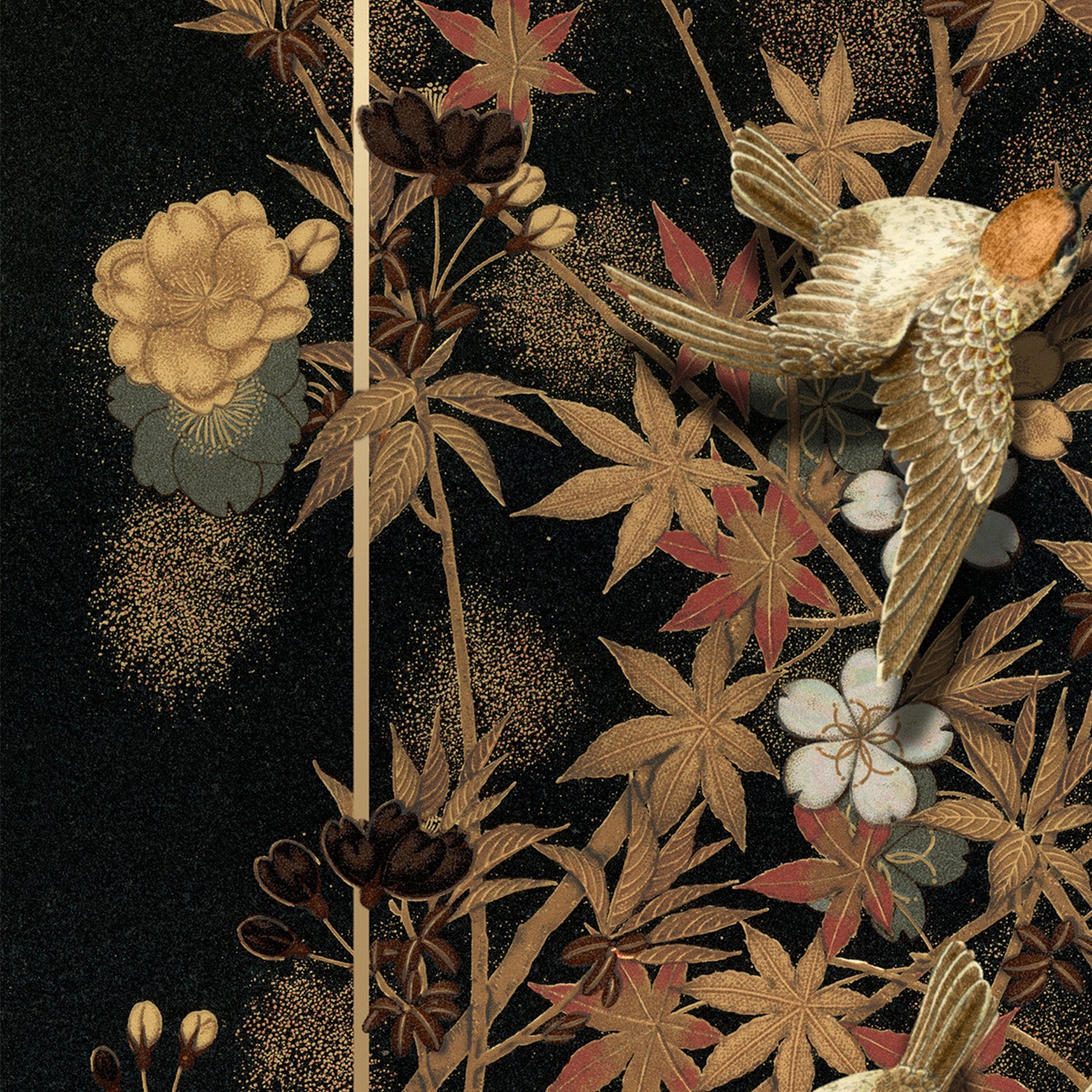 wall-art-print-canvas-poster-framed-A Japanese Autumn Collage-10