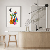 wall-art-print-canvas-poster-framed-A Lively Home , By Ejaaz Haniff-GIOIA-WALL-ART