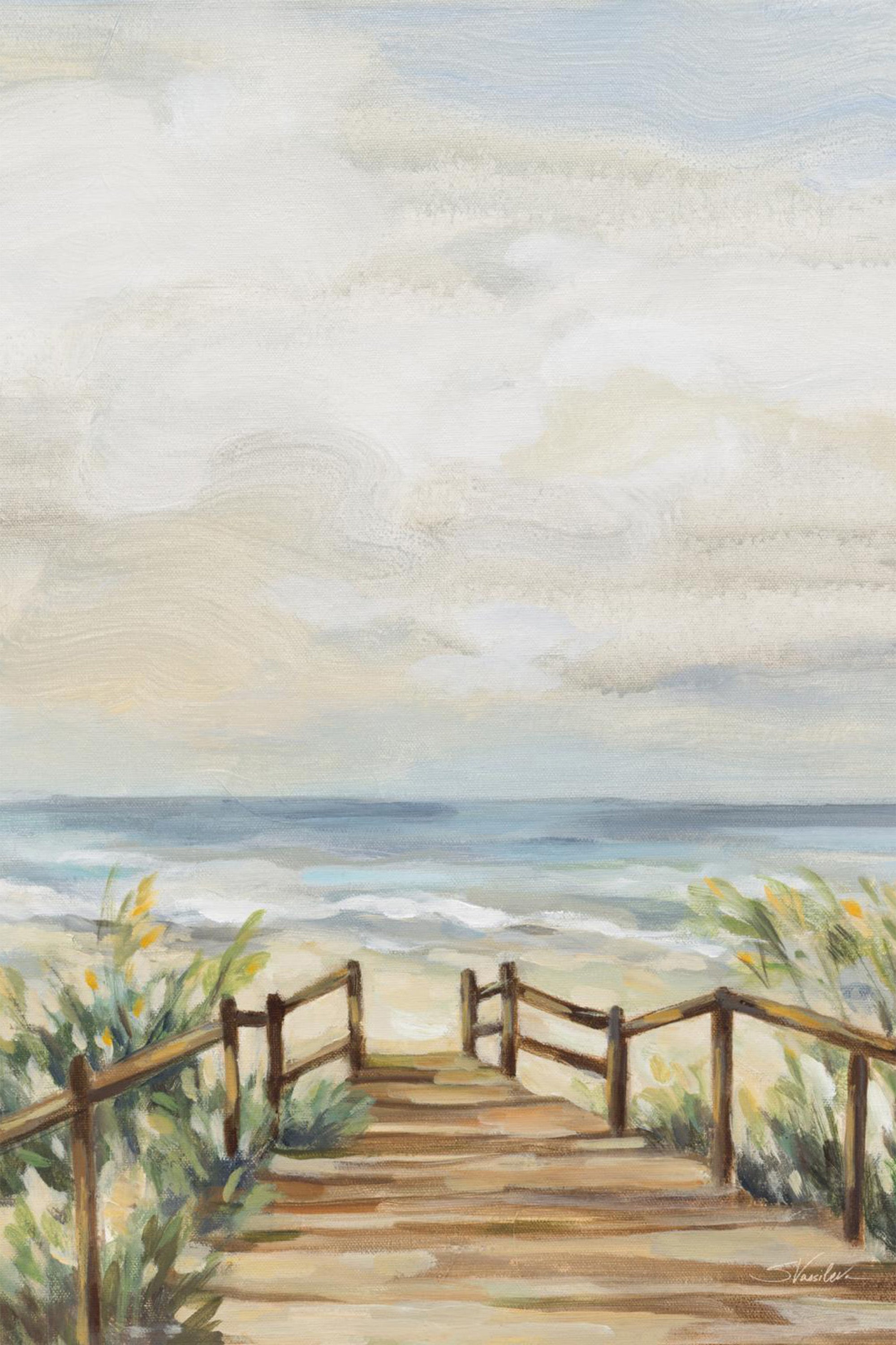 wall-art-print-canvas-poster-framed-A Moment at the Beach-1