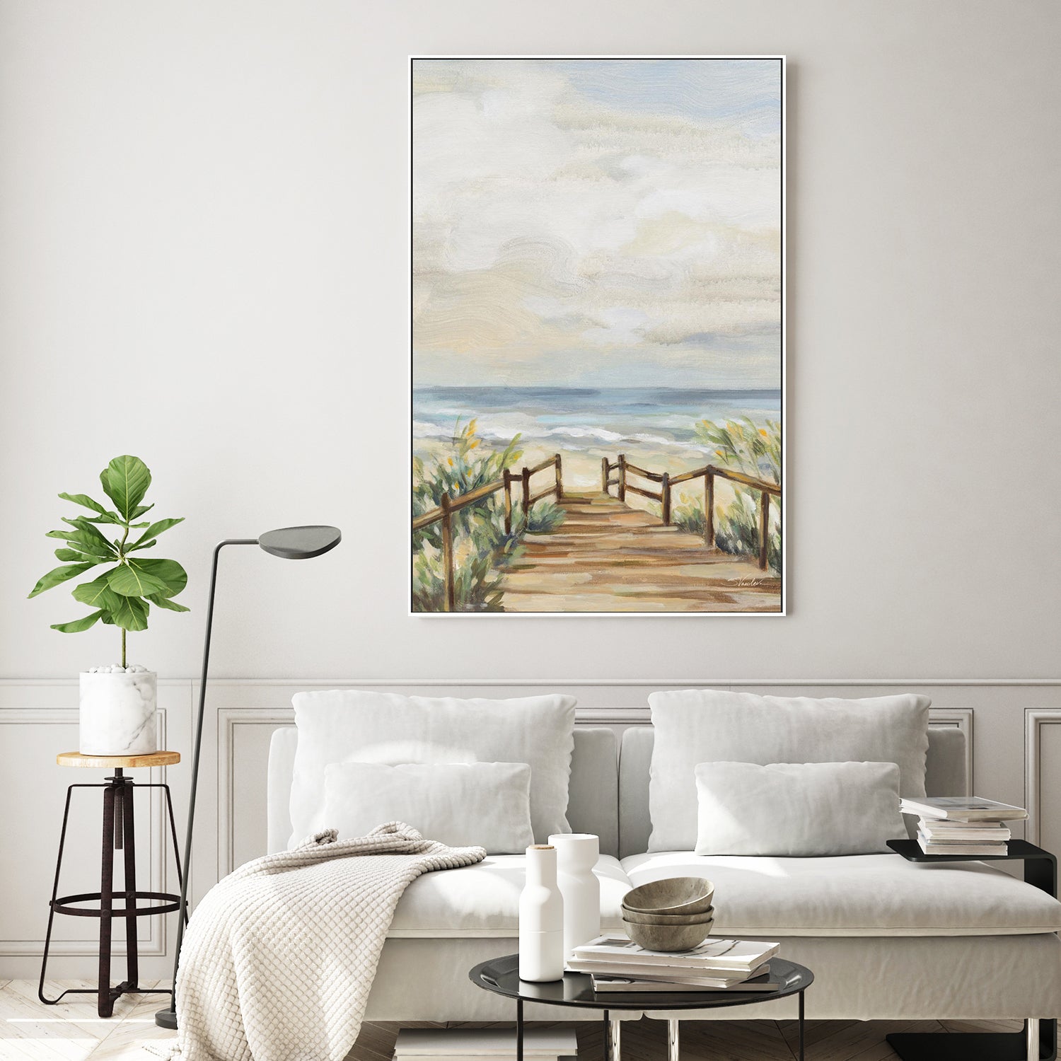 wall-art-print-canvas-poster-framed-A Moment at the Beach-9