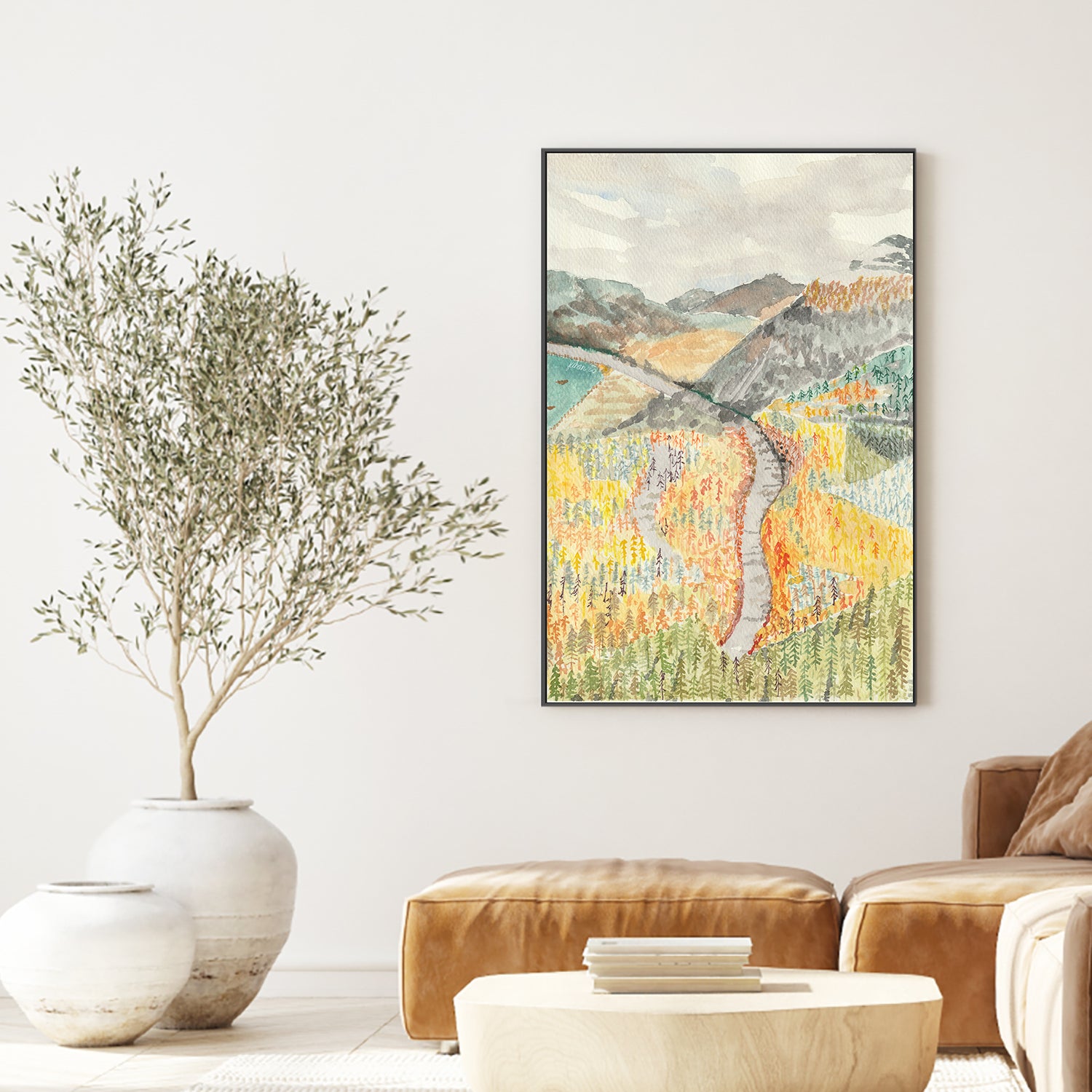 wall-art-print-canvas-poster-framed-A Pause in the Fall-2