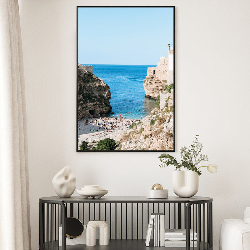 wall-art-print-canvas-poster-framed-A Polignano A Mare Afternoon , By Leggera Studio-7
