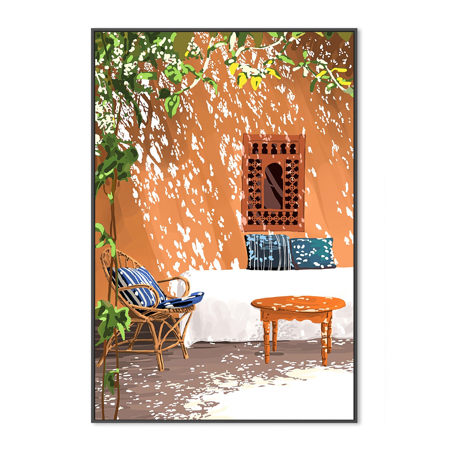 wall-art-print-canvas-poster-framed-A Relaxed Afternoon-3