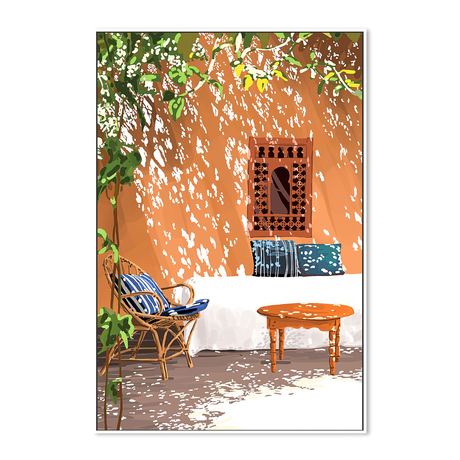 wall-art-print-canvas-poster-framed-A Relaxed Afternoon-5