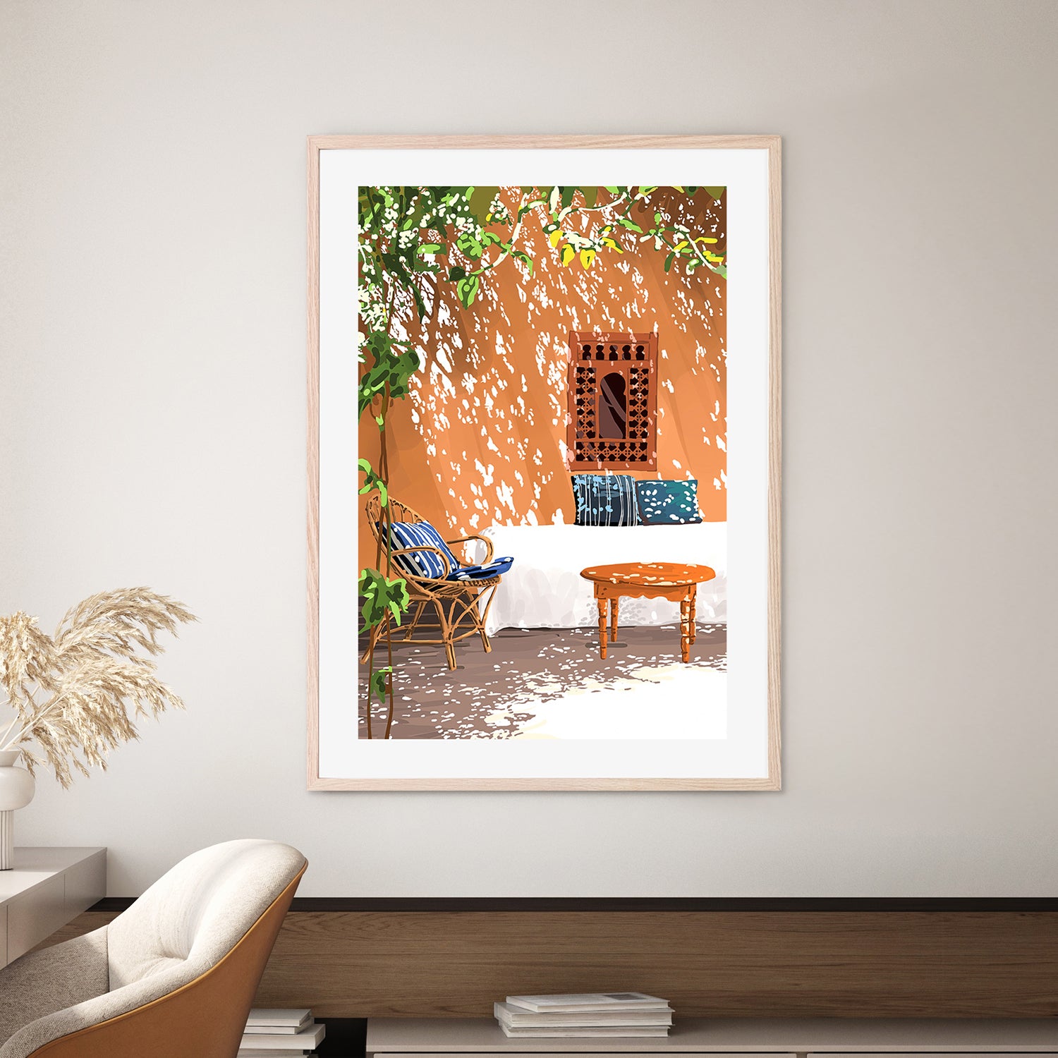 wall-art-print-canvas-poster-framed-A Relaxed Afternoon-8