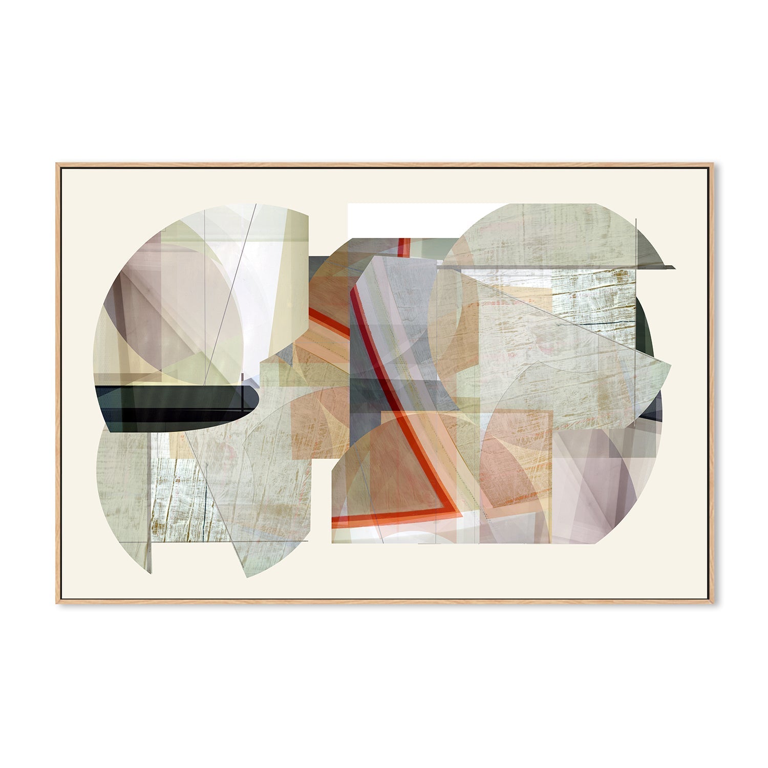 wall-art-print-canvas-poster-framed-A Texture Shapes , Style B, By Cartissi , By cartissi-4