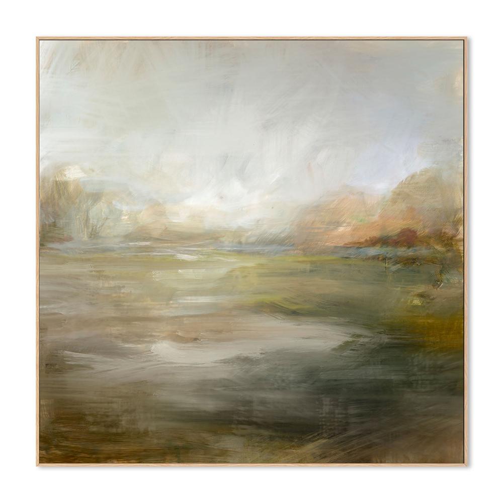 wall-art-print-canvas-poster-framed-A Tranquil Misty Lake-4