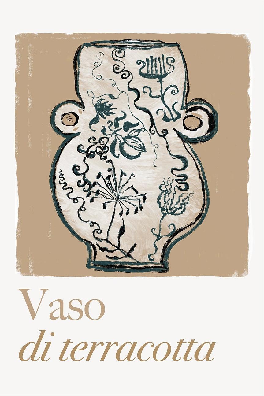 wall-art-print-canvas-poster-framed-A Vaso di Terracotta , By Cartissi , By cartissi-1