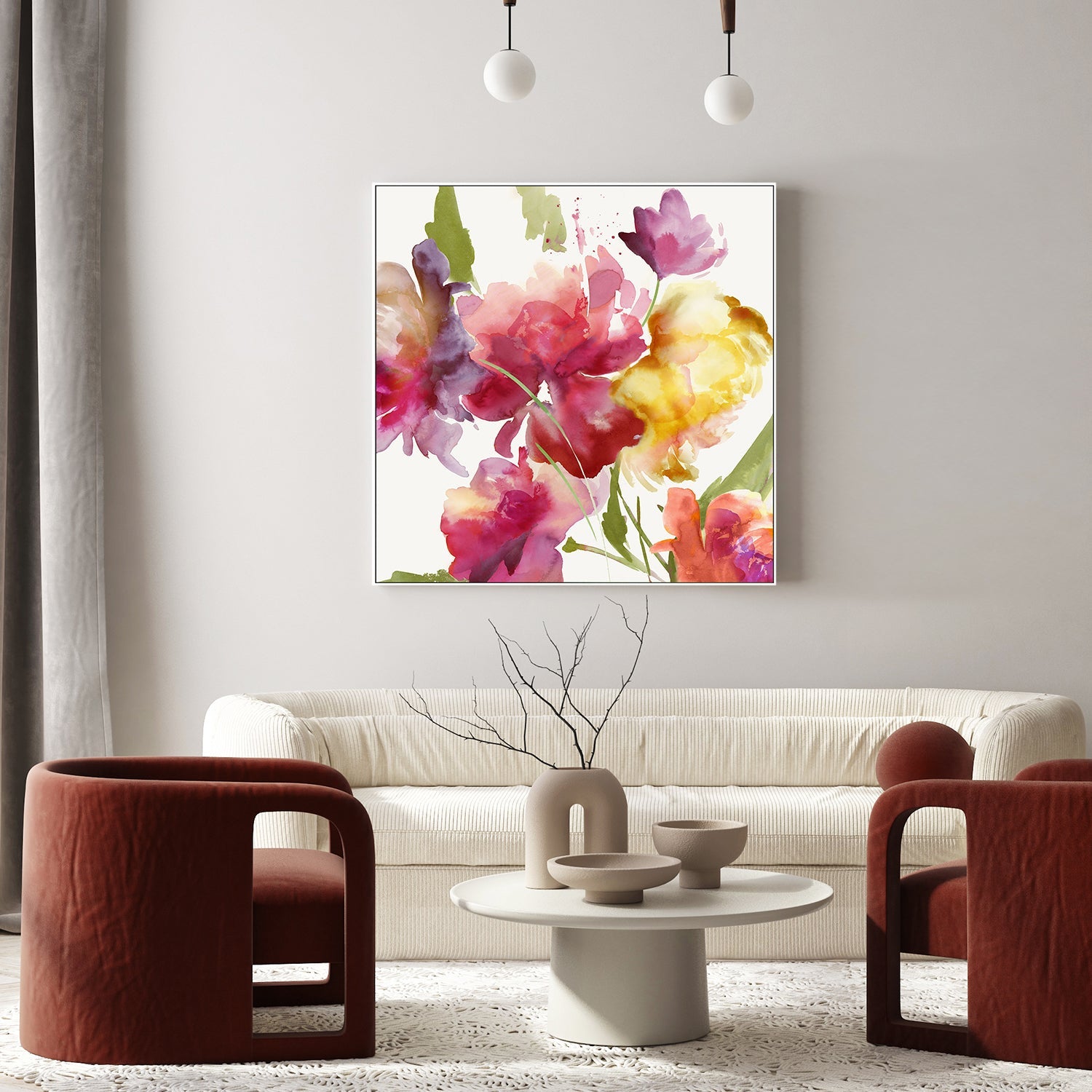 wall-art-print-canvas-poster-framed-A Warm Summer , By Eva Watts-7