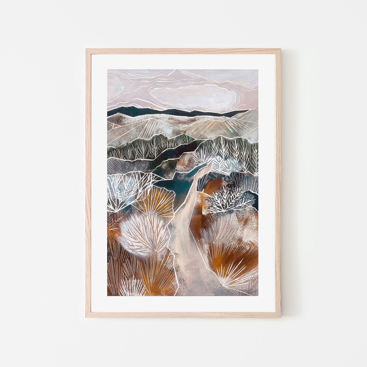 wall-art-print-canvas-poster-framed-A Winter Walk-6