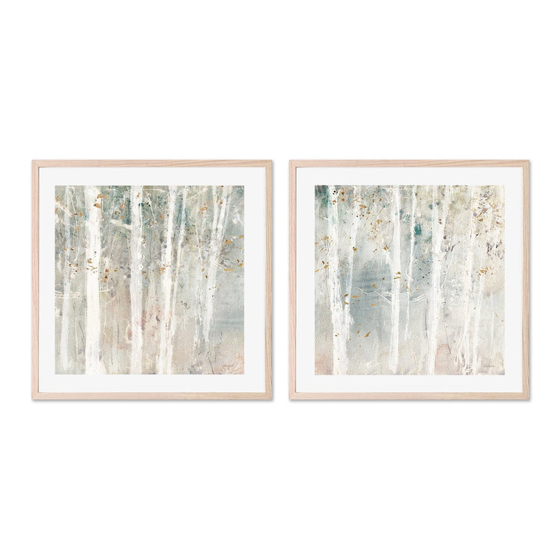 wall-art-print-canvas-poster-framed-A Woodland Walk, Style A & B, Set Of 2 , By Lisa Audit-GIOIA-WALL-ART