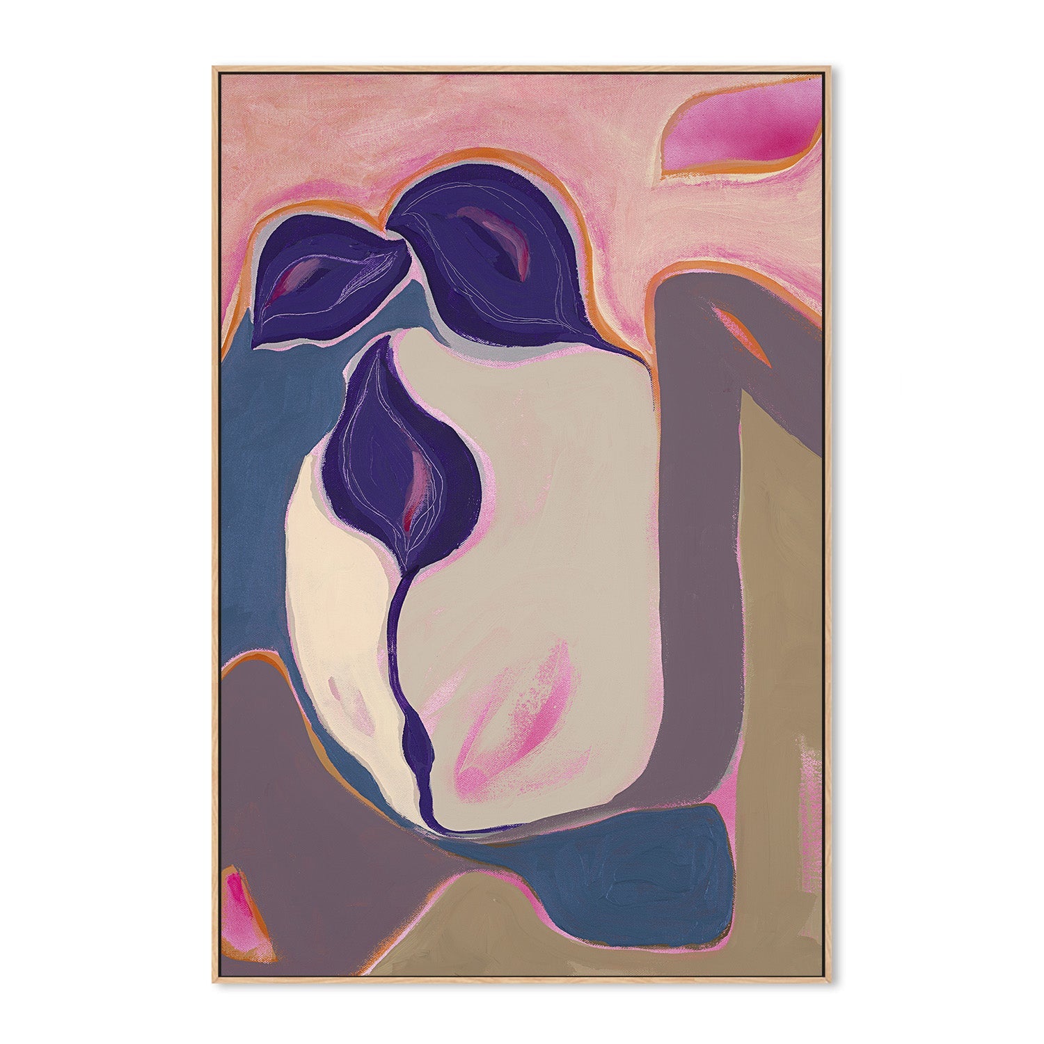 wall-art-print-canvas-poster-framed-Abstract Bloom, Style A , By Lynda Skye-4