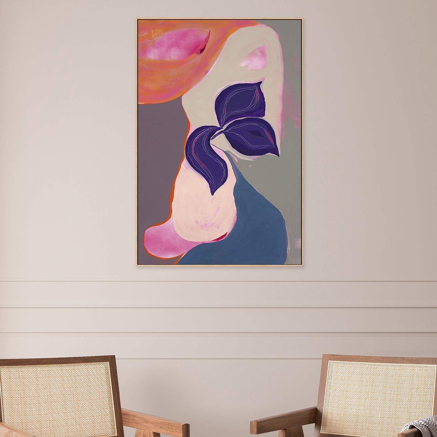 wall-art-print-canvas-poster-framed-Abstract Bloom, Style B , By Lynda Skye-2