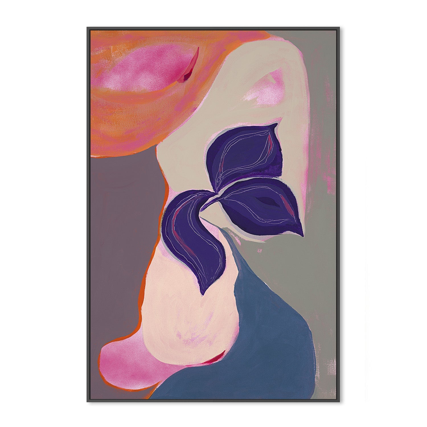 wall-art-print-canvas-poster-framed-Abstract Bloom, Style B , By Lynda Skye-3