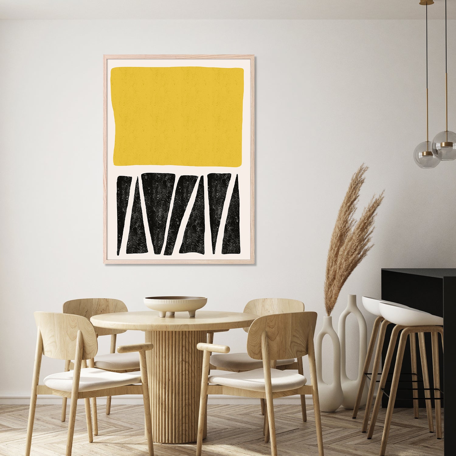wall-art-print-canvas-poster-framed-Abstract By Cats and Dotz-9