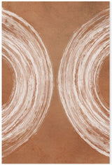wall-art-print-canvas-poster-framed-Abstract Curves Terracotta-by-Dear Musketeer Studio-Gioia Wall Art