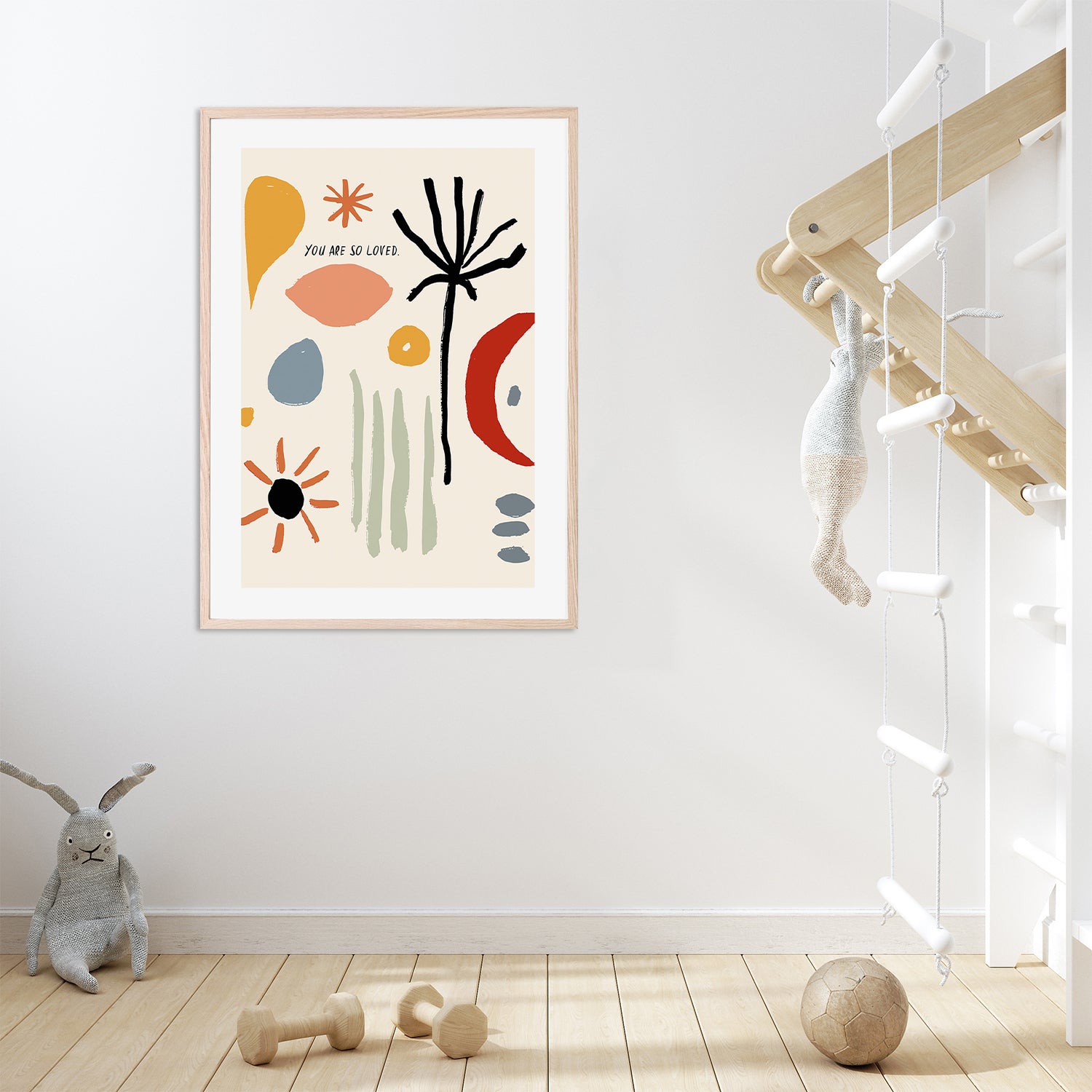 wall-art-print-canvas-poster-framed-Abstract Embrace-7