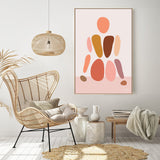 Abstract Female Figure, Style A , By Moments By Charlie