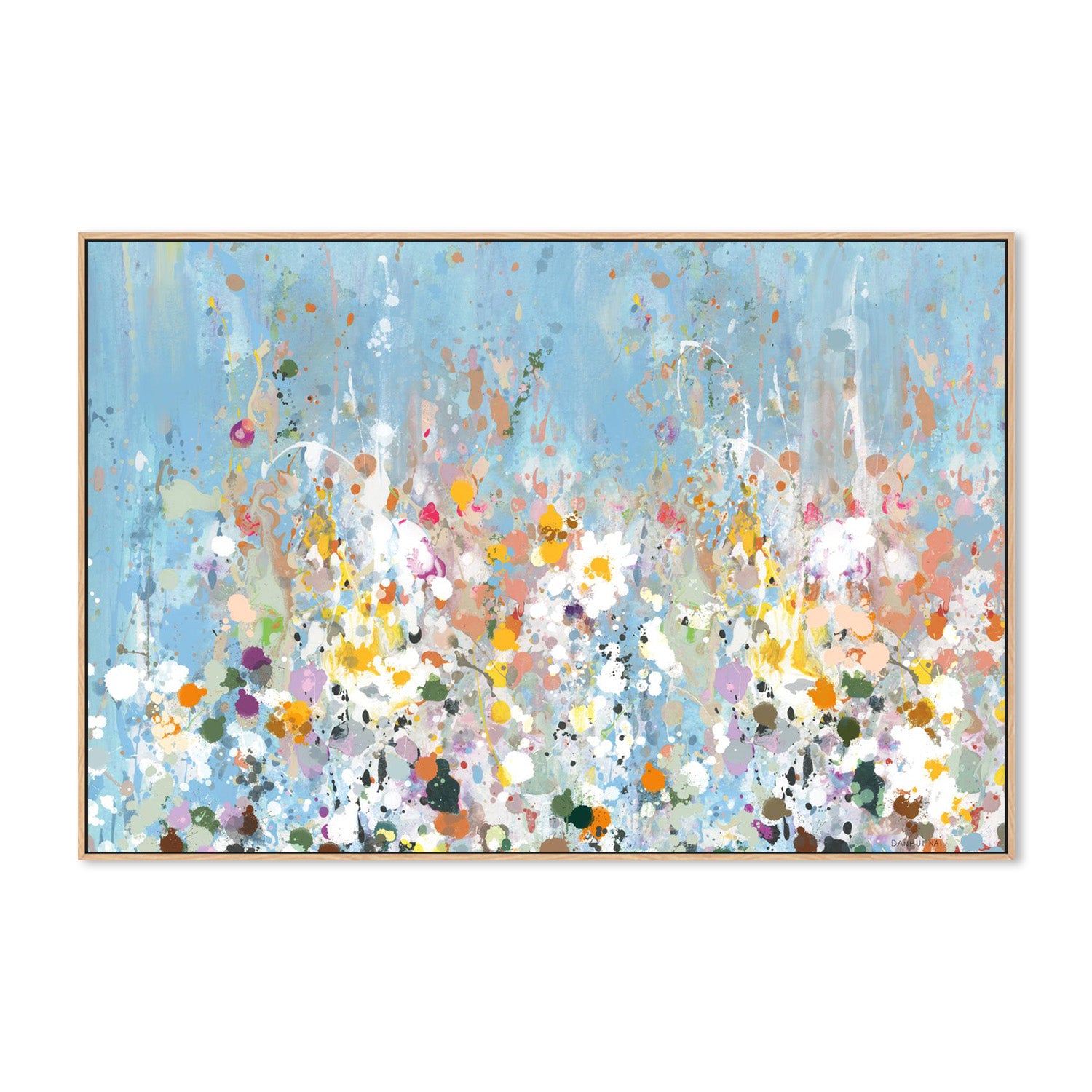wall-art-print-canvas-poster-framed-Abstract Garden, Style A-4
