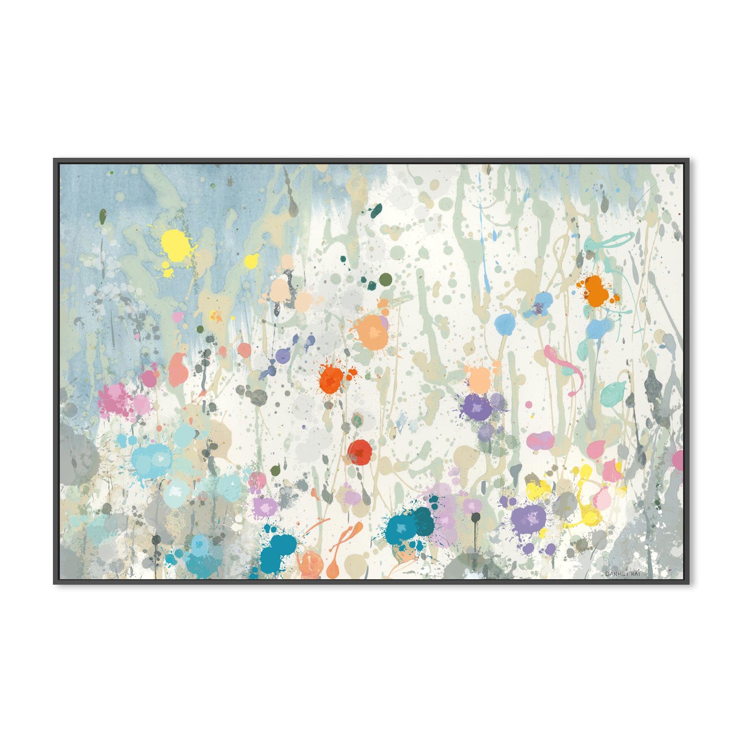 wall-art-print-canvas-poster-framed-Abstract Garden , Style B-3