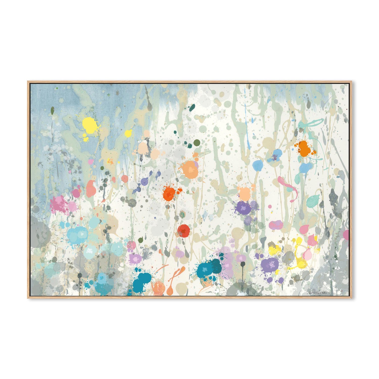 wall-art-print-canvas-poster-framed-Abstract Garden , Style B-4