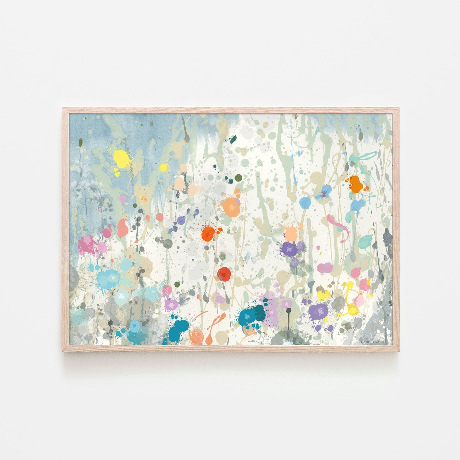 wall-art-print-canvas-poster-framed-Abstract Garden , Style B-6