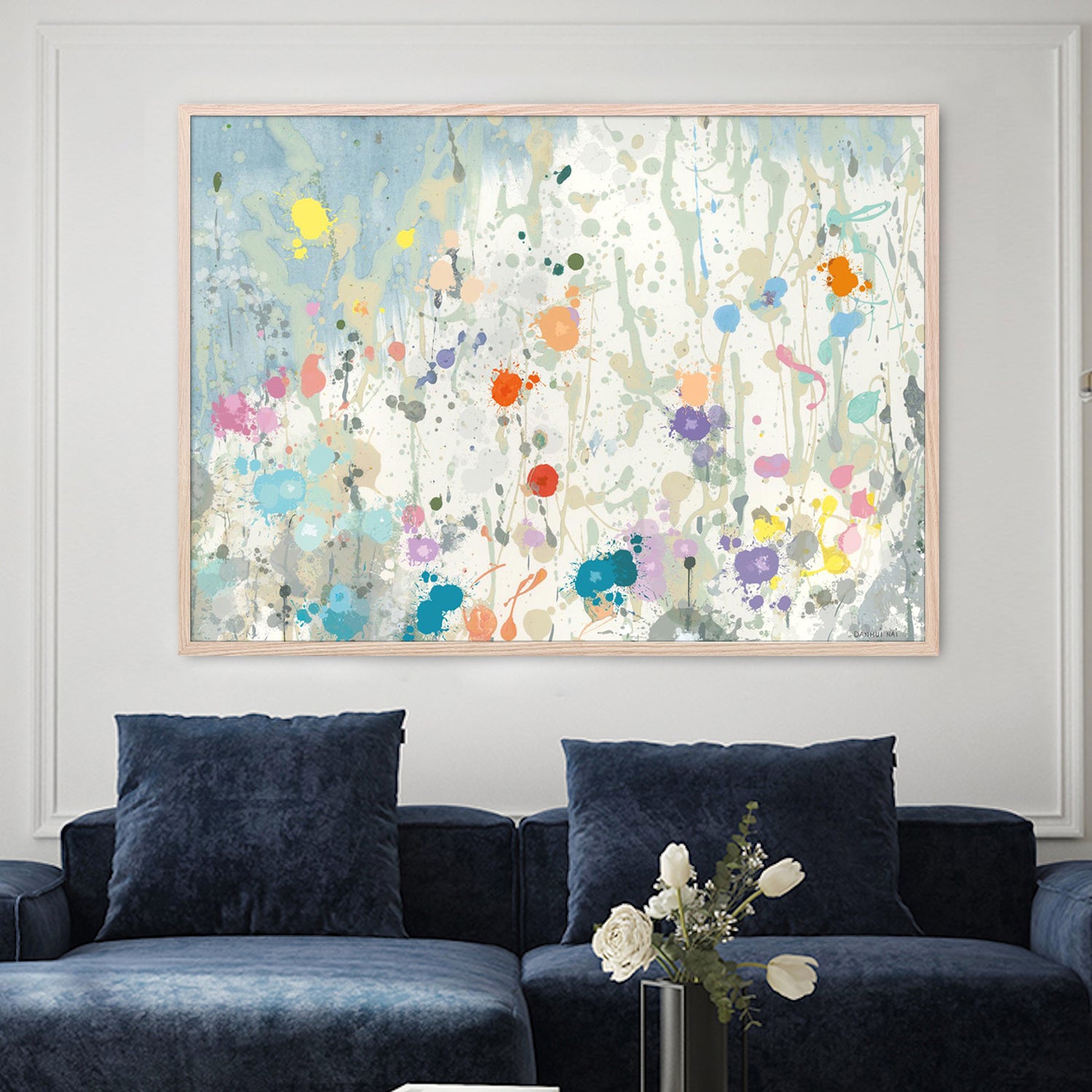 wall-art-print-canvas-poster-framed-Abstract Garden , Style B-7