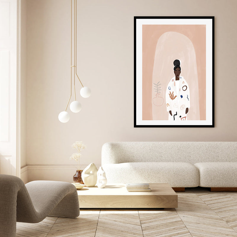 wall-art-print-canvas-poster-framed-Abstract Jacket , By Ivy Green Illustrations-GIOIA-WALL-ART