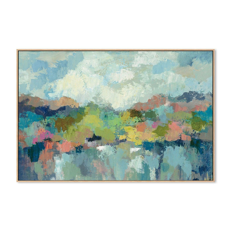 wall-art-print-canvas-poster-framed-Abstract Lakeside-by-Silvia Vassileva-Gioia Wall Art
