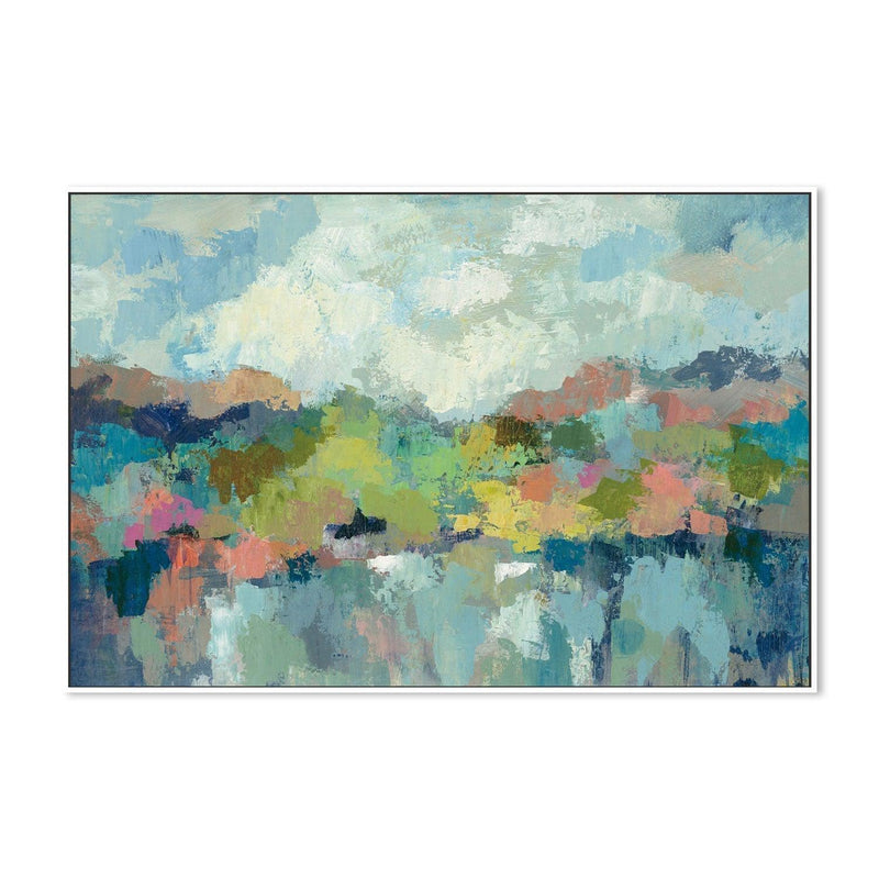 wall-art-print-canvas-poster-framed-Abstract Lakeside-by-Silvia Vassileva-Gioia Wall Art