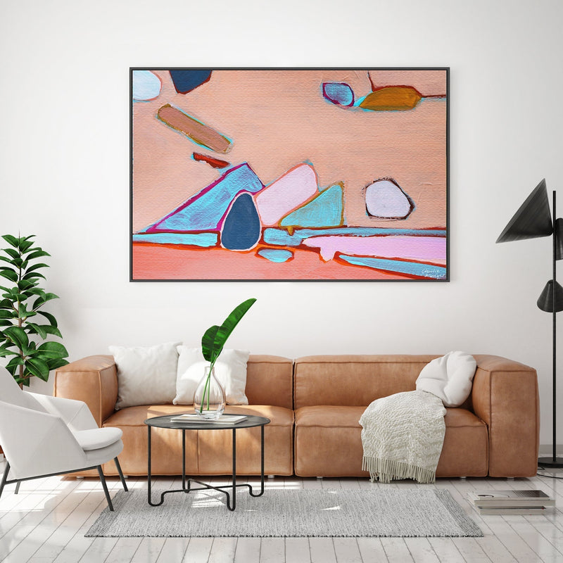 wall-art-print-canvas-poster-framed-Abstract Land And Rock-by-Moments By Charlie-Gioia Wall Art
