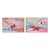 wall-art-print-canvas-poster-framed-Abstract Land and Water, Set of 2-by-Moments By Charlie-Gioia Wall Art