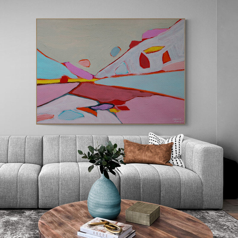 wall-art-print-canvas-poster-framed-Abstract Landscape, Style A-by-Moments By Charlie-Gioia Wall Art