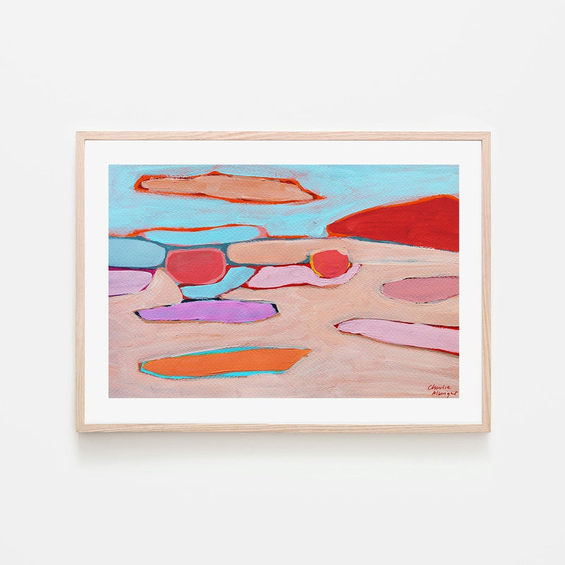 wall-art-print-canvas-poster-framed-Abstract Landscape, Style C-by-Moments By Charlie-Gioia Wall Art
