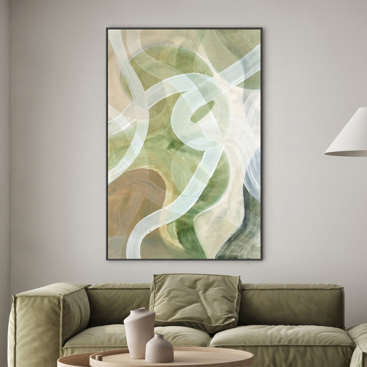 wall-art-print-canvas-poster-framed-Abstract Loops, Style B-2