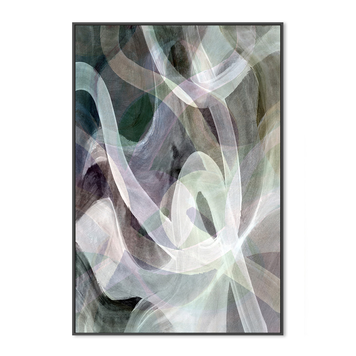 wall-art-print-canvas-poster-framed-Abstract Loops, Style D-3