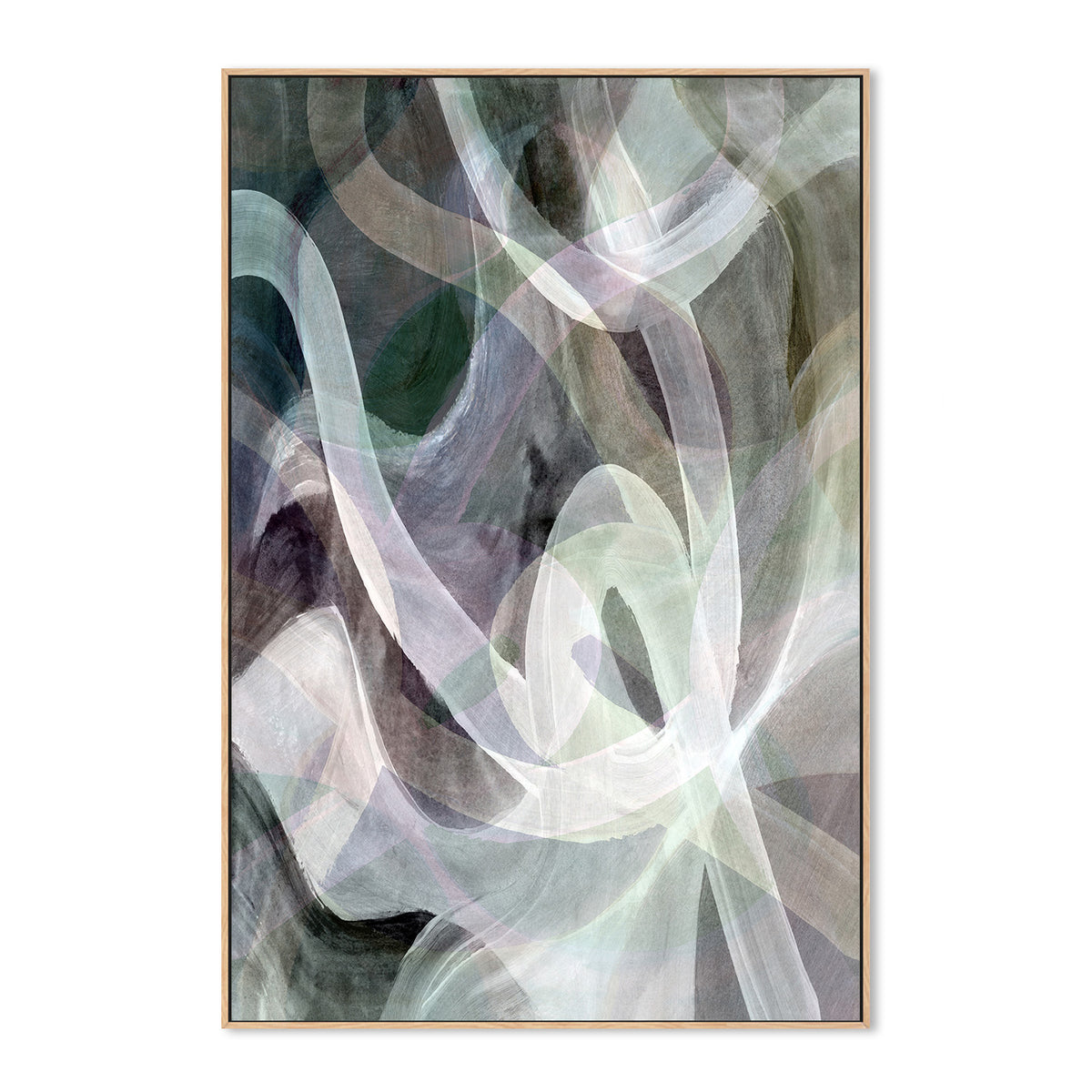 wall-art-print-canvas-poster-framed-Abstract Loops, Style D-4