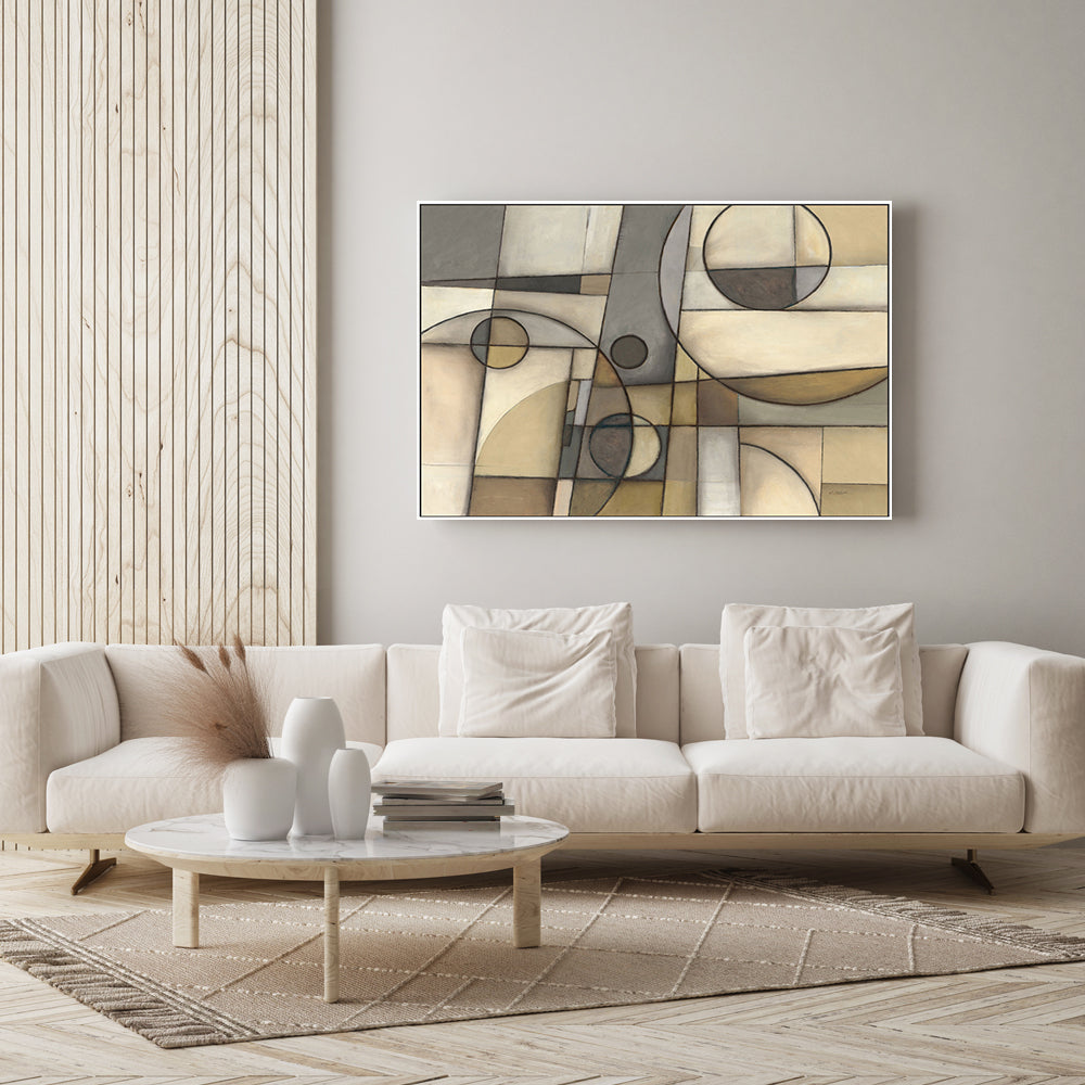 Abstract Mythology , By Mike Schick Wall Art Print Framed Canvas