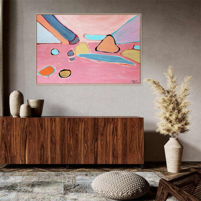 wall-art-print-canvas-poster-framed-Abstract Open Land, Style B-by-Moments By Charlie-Gioia Wall Art
