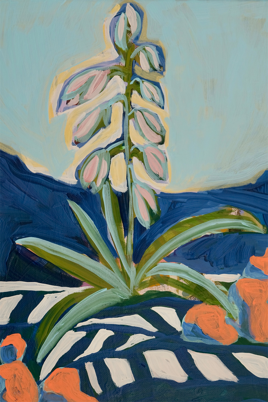wall-art-print-canvas-poster-framed-Abstract Plant , By Eleanor Baker-1