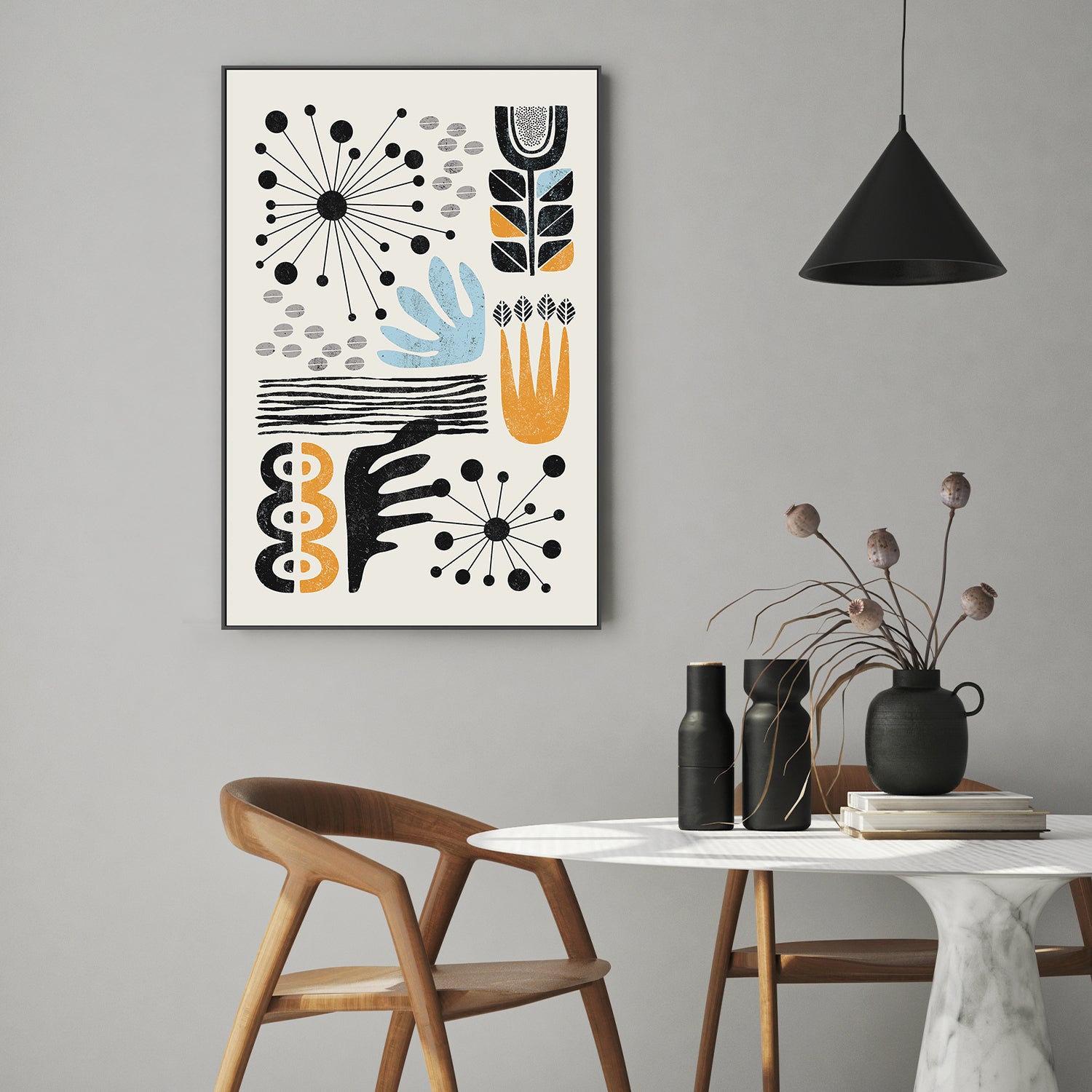 wall-art-print-canvas-poster-framed-Abstract, Style A-8
