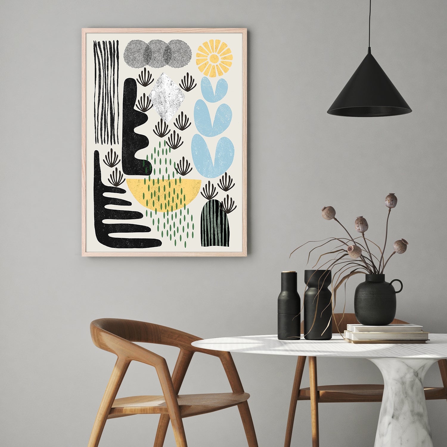 wall-art-print-canvas-poster-framed-Abstract, Style B-9