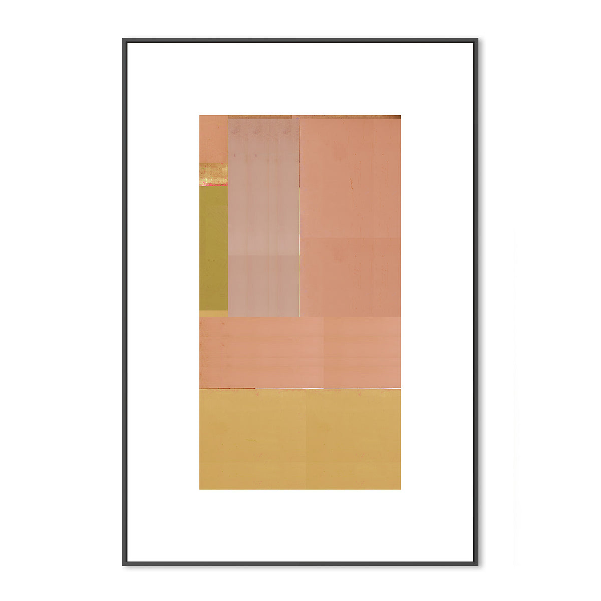 wall-art-print-canvas-poster-framed-Abstract Textured Composition, Style D-3