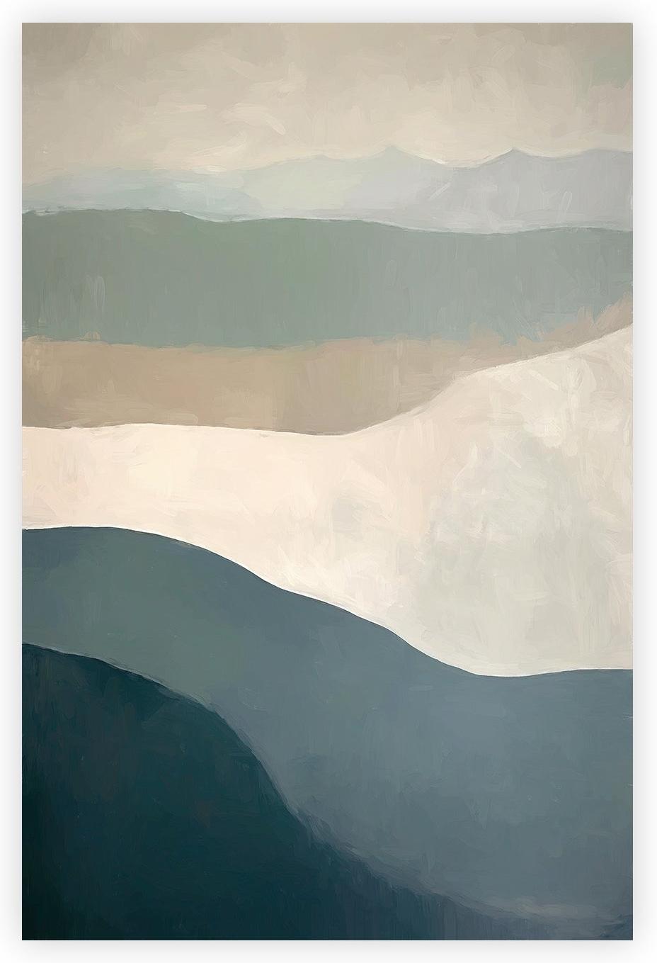 wall-art-print-canvas-poster-framed-Abstract Tree Scape , Style C, By Accent Art Studio , By Accent Art Studio-1