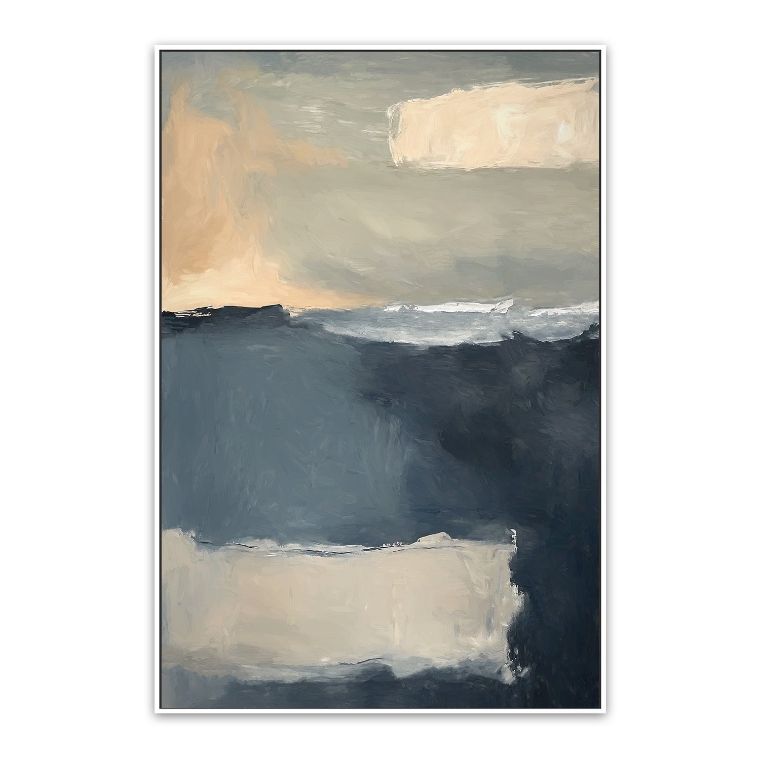 wall-art-print-canvas-poster-framed-Abstract Tree Scape , Style D, By Accent Art Studio , By Accent Art Studio-5