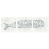 wall-art-print-canvas-poster-framed-Abstract Whale, Set Of 3-by-Emily Wood-Gioia Wall Art