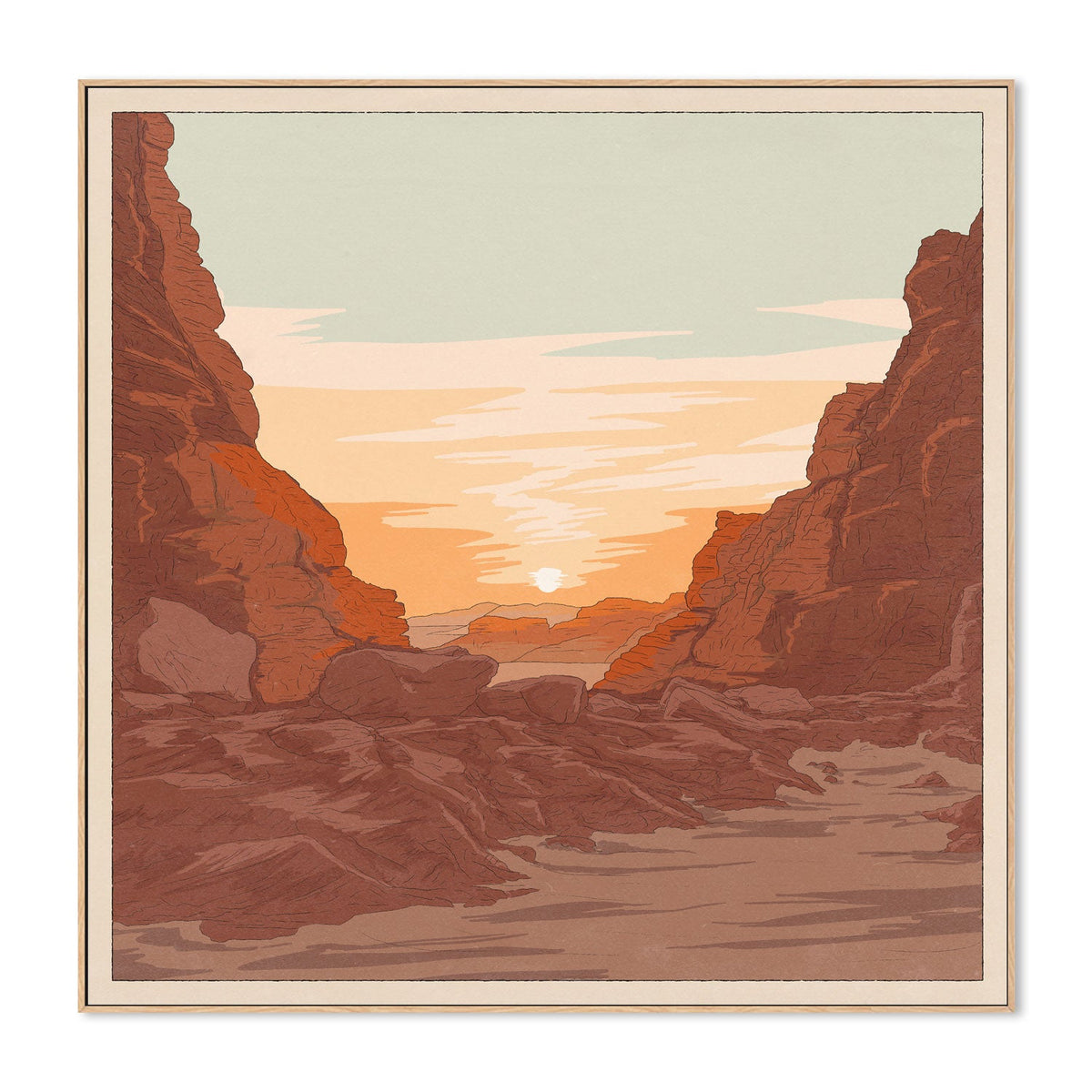 wall-art-print-canvas-poster-framed-Aeolian Sunrise , By Cai & Jo-4