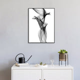 wall-art-print-canvas-poster-framed-Aerial Silk, Black And White Art, Style C-by-Gioia Wall Art-Gioia Wall Art