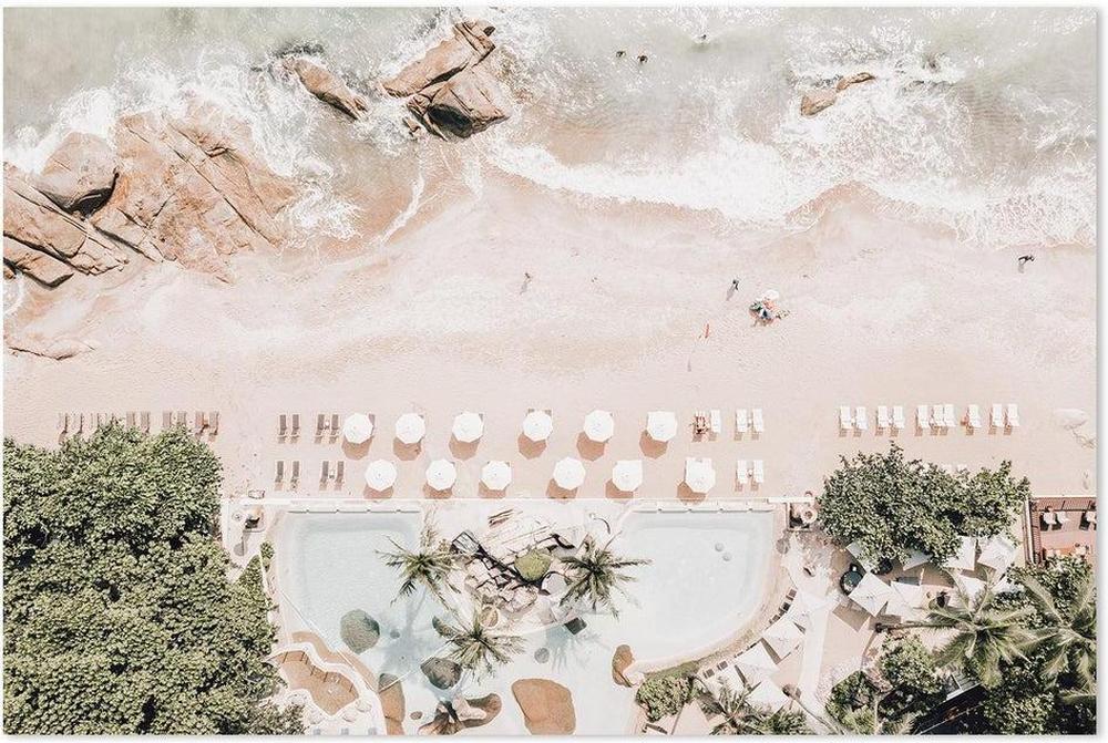 wall-art-print-canvas-poster-framed-Aerial View Of Resort-by-Gioia Wall Art-Gioia Wall Art